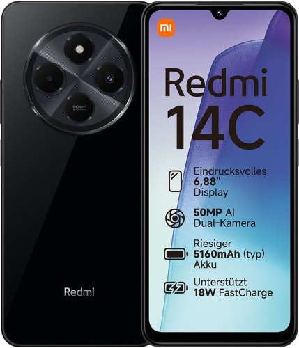 Xiaomi Redmi 14C 4/128GB Midnight Black