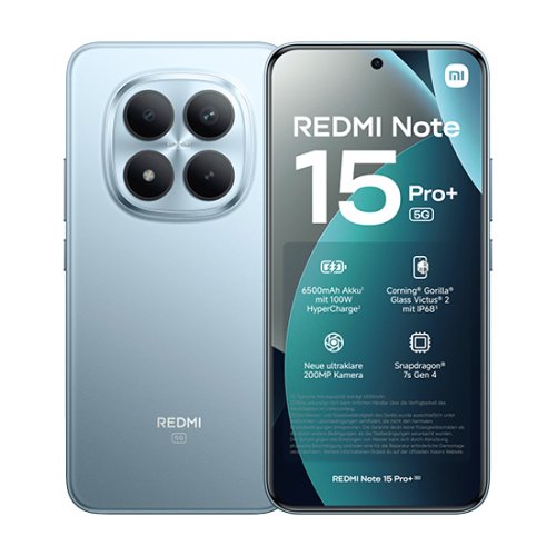 Xiaomi Redmi Note 15 Pro+  DS 12gbram 512gb - Glacier Blue