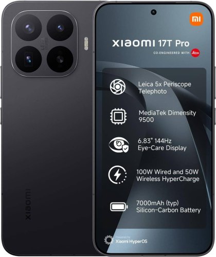 Xiaomi 17T Pro 12/512GB Black