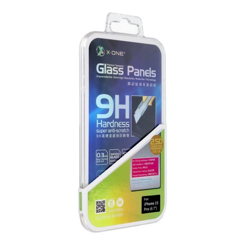 X-one Premium Tempered Glass Apple Iphone 15 Pro 0.3mm