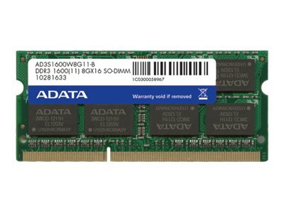 A-data ADATA SODIMM DDR3L 1600 8GB CL11 ADDS1600W8G11-B 