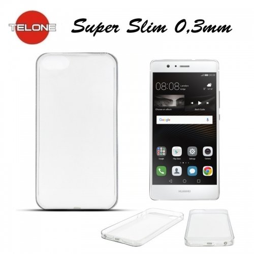 Telone Ultra Slim 0.3mm Back Case Huawei P9 Lite super plāns telefona apvalks Caurspīdīgs
