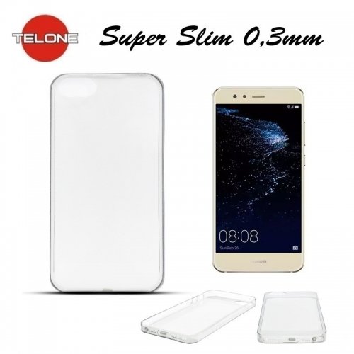 Telone Ultra Slim 0.3mm Back Case Huawei P10 Lite super plÄ?ns telefona apvalks CaurspÄ«dÄ«gs