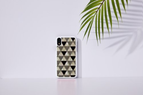 Apple iKins SmartPhone case iPhone XR pyramid white