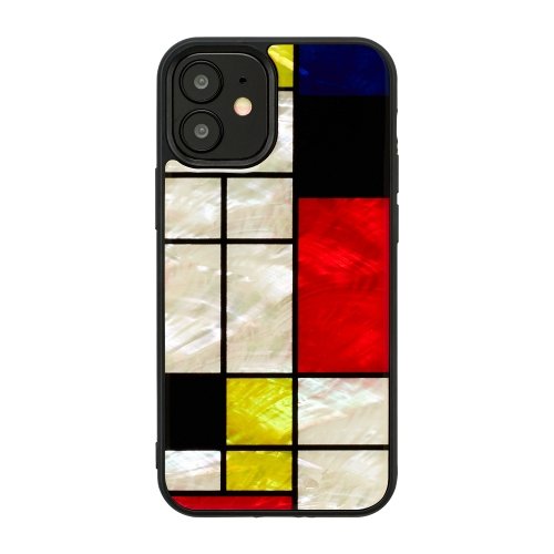 Ikins case for Apple iPhone 12 mini mondrian black