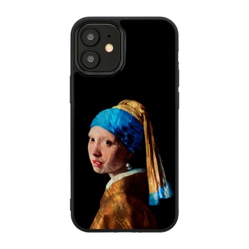 Ikins case for Apple iPhone 12 mini girl with a pearl earring