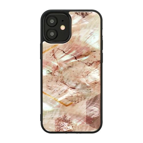 Ikins case for Apple iPhone 12 mini pink marble