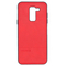 Evelatus Samsung A6 Plus 2018 TPU case 1 with metal plate (possible to use with magnet car holder) Red