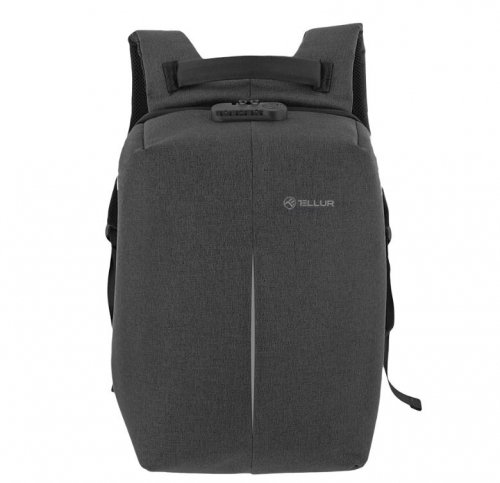 Tellur 15.6 Notebook Backpack Antitheft V2, USB port, Black