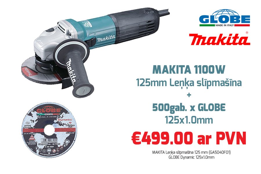 Makita GA5040F01 + 500 Diski