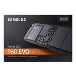 SAMSUNG 960 EVO SSD 250GB MZ-V6E250BW