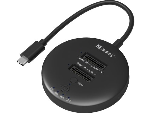 Sandberg 136-72 USB 3,2 Cloner Dock for NVMe M.2 SSD