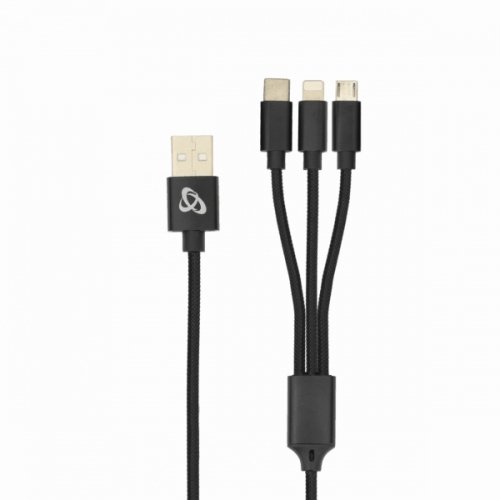 Sbox USB 2.0 8-pin/Type-C/Micro USB charging only 2.4A 1M BULK