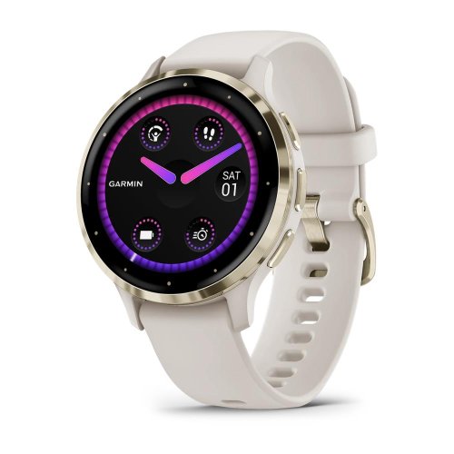 Garmin SMARTWATCH VENU 3S/IVORY/GOLD 010-02785-04