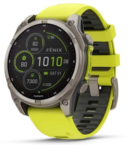 Garmin SMARTWATCH FENIX 8 SAPP. SOLAR/YELLOW 010-02906-21
