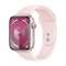 Apple Watch Series 9 GPS 41mm Pink Aluminium Case with Sport Band S/M - Light Pink