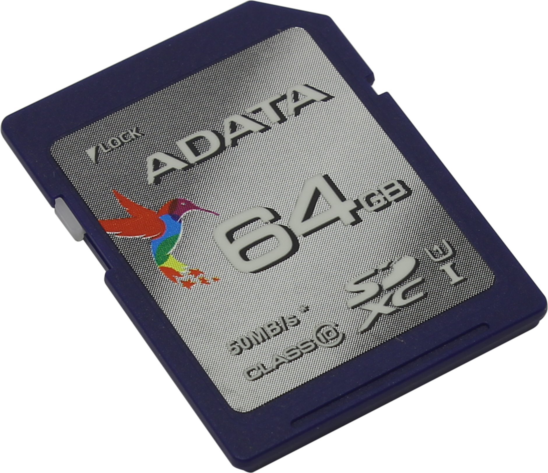 ADATA 64GB 50MB/S Premier SDXC Class10 U1 ASDX64GUICL10-R Memory Card atmiņu karte