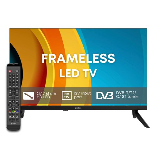 Estar LED TV 24"/61cm LEDTV24R2T2 Black