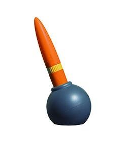 Viceversa inky patato peeler orange 13522