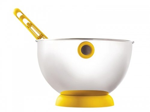 Viceversa Kogel Mogel Bowl + Whisk Set yellow 16221