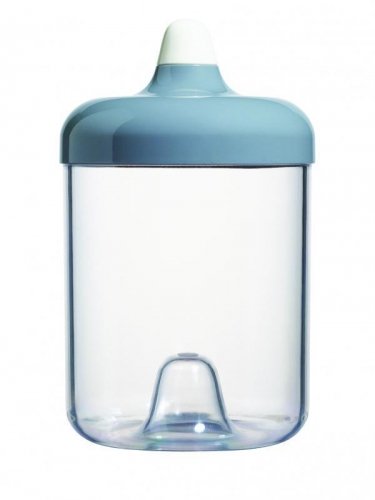 Viceversa round canister 1L  grey 11371