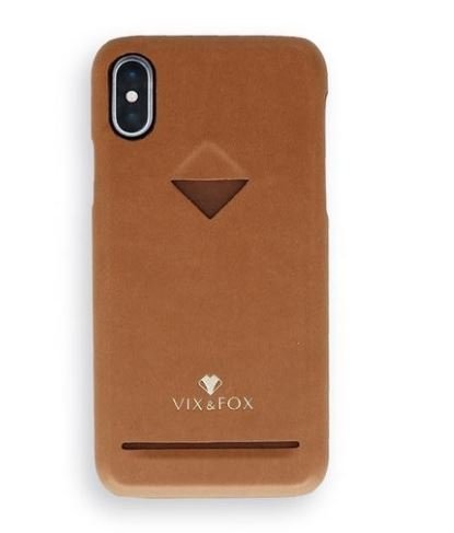 Vixfox Card Slot Back Shell for Samsung S9 caramel brown