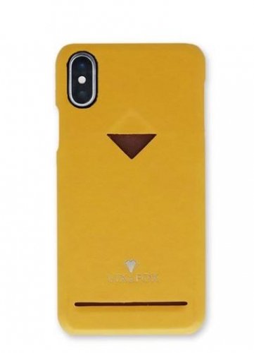 Vixfox Card Slot Back Shell for Iphone 7/8 plus mustard yellow