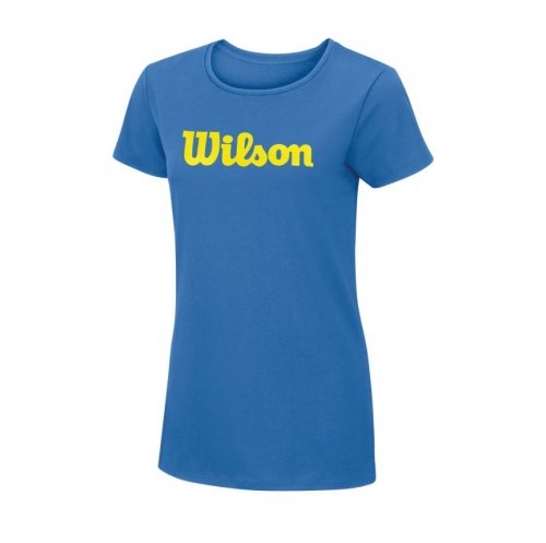 Wilson sieviesu apgerbi W T-SHIRT SCRIPT COTTON TEE