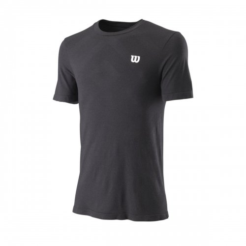 Wilson men apparel M SURGE SEAMLESS CREW BLACK