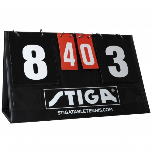 Stiga galda tenisa inventars Scorer Big &ndash; skaitītājs liels ( melns )