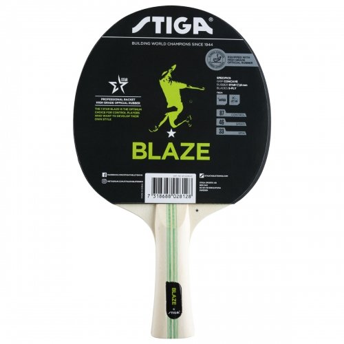 Stiga galda tenisa inventars Blaze WRB 1* (concave) galda tenisa rakete