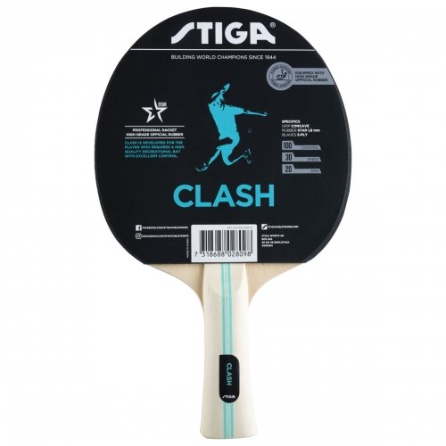 Stiga galda tenisa inventars Hobby Clash (concave) galda tenisa rakete