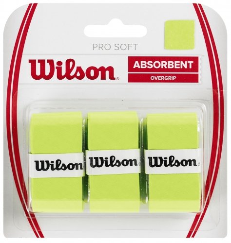 Wilson gripi PRO SOFT OVERGRIP laim krāsa 3gb./iep.
