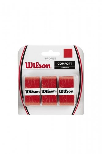 Wilson grips WILSON PROFILE OVERGRIP sarkans 3gb./iep.