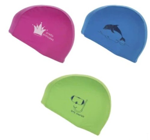 Fashy aqua sport and fun Bērnu auduma ppeldcepure krāsaina