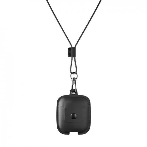 Woodcessories AirCase AirPod Leather Case Black ECO308