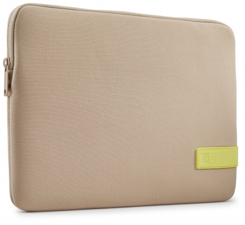 Case logic 4689 Reflect Laptop Sleeve 13.3 REFPC-113 Plaza Taupe/Sun-Lime