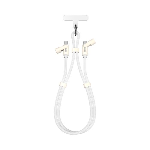 Sbox LANYARD WHITE Type-C -Type-C 1.5m White