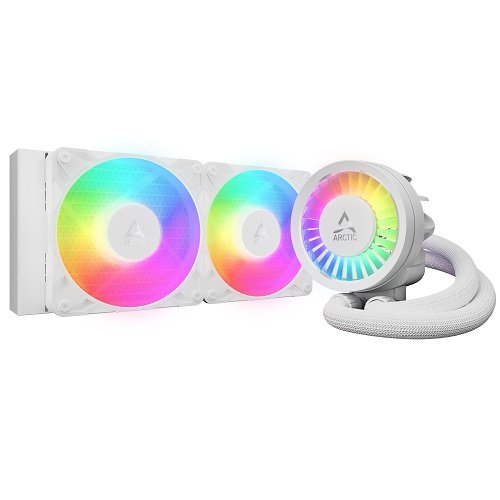 Arctic gmbh ARCTIC Liquid Freezer III PRO 240 A-RGB CPU Cooler, White