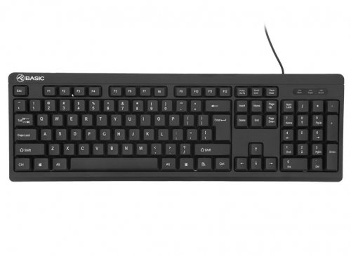 Tellur Basic Wired Keyboard US, USB Black