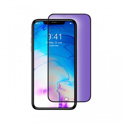 Devia Van Anti-blue Ray Full Screen Tempered Glass iPhone 11 Pro Max black