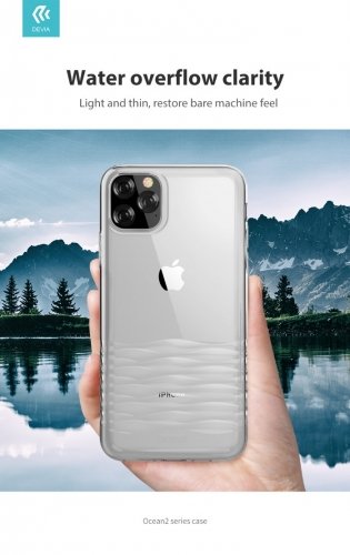 Apple Devia Ocean2 series case iPhone 11 Pro Max clear