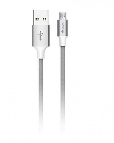 Devia Pheez Series Cable for Micro USB (5V 2.4A, 2M) grey