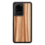 Man&wood MAN&WOOD case for Galaxy S20 Ultra cappuccino black