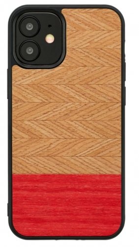 Man&amp;wood MAN&amp;WOOD case for iPhone 12 mini herringbone azalea black