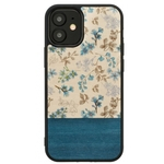 Man&wood MAN&WOOD case for iPhone 12 mini blue flower black