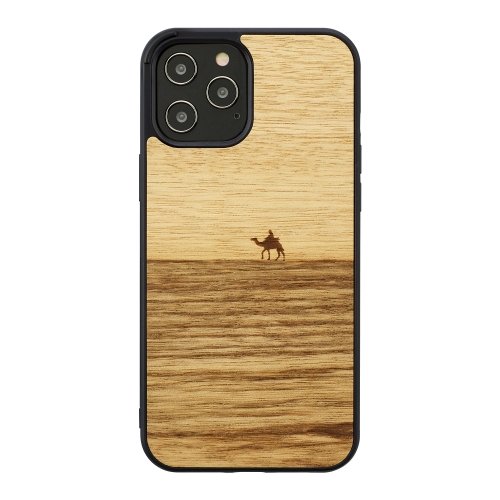 Man&amp;wood MAN&amp;WOOD case for iPhone 12/12 Pro terra black