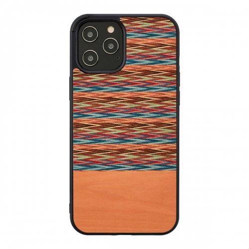Man&amp;wood MAN&amp;WOOD case for iPhone 12/12 Pro browny check black