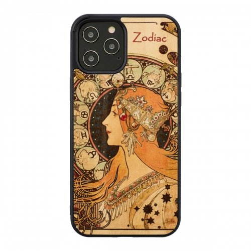Man&amp;wood MAN&amp;WOOD case for iPhone 12/12 Pro zodiac black