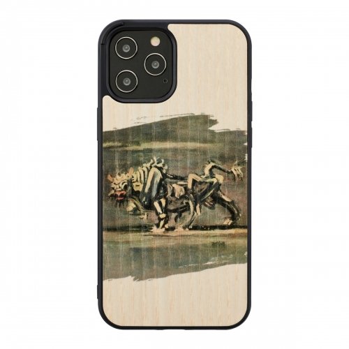 Man&amp;wood MAN&amp;WOOD case for iPhone 12/12 Pro white bull